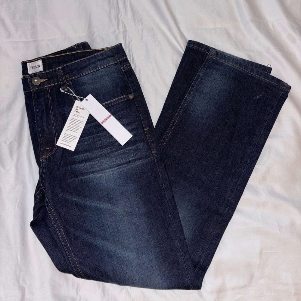 ✨NWT Hudson Straight High Waisted Dark Wash Jeans